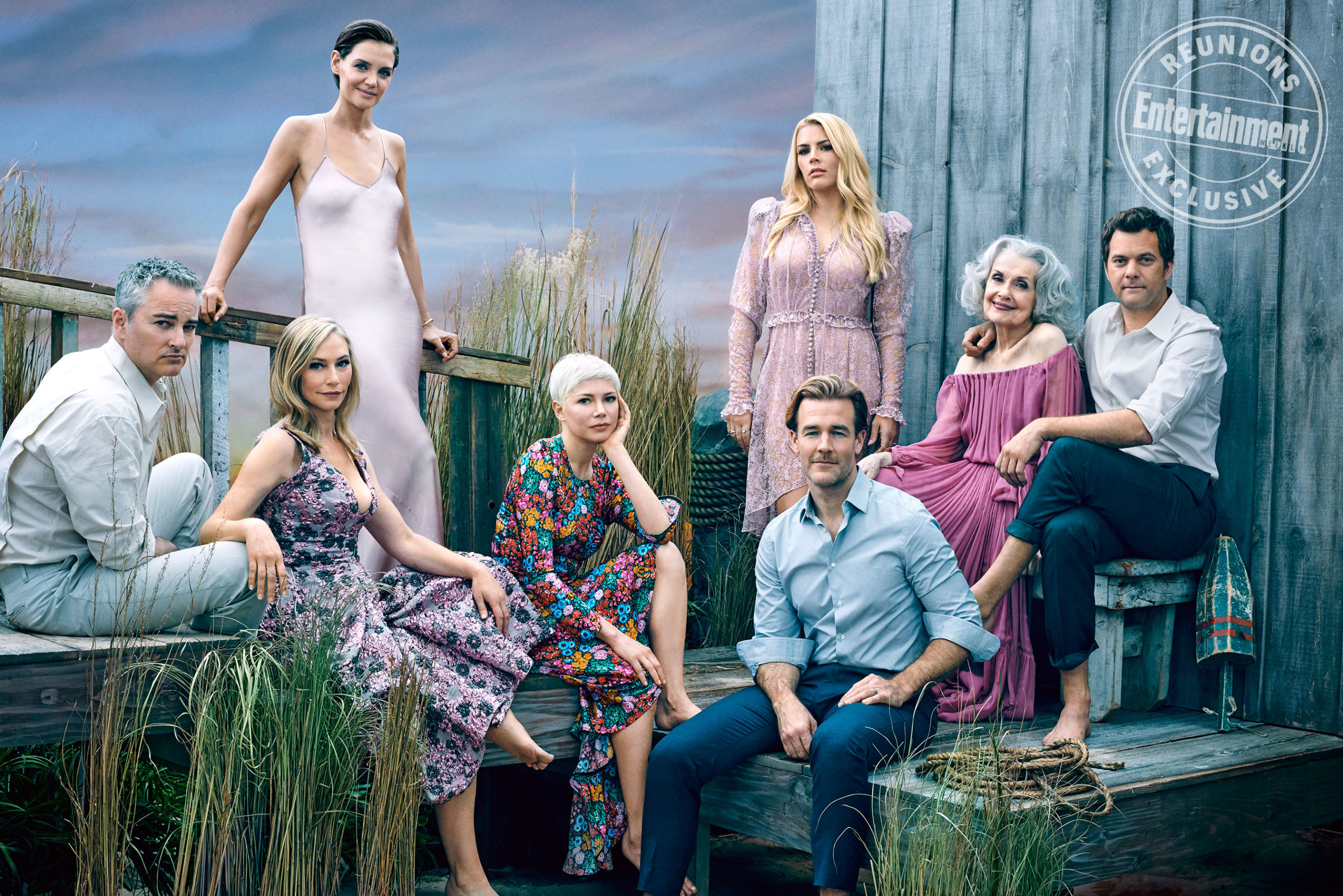 90s Teen Series "Dawson's Creek" cast reunion from Entertainment Weekly.