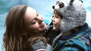 Brie Larson and Jacob Tremblay in Room