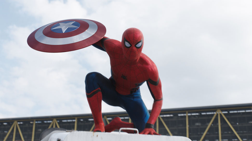 Spider-Man in "Captain America: Civil War" from Marvel Studios