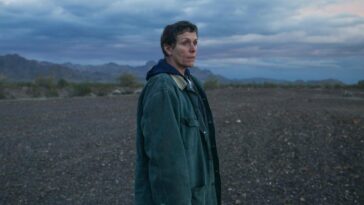 Nomadland starring Frances McDormand HD image poster