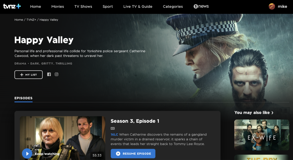 stream Happy Valley free