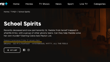 Where to watch School Spirits Season 2 for free