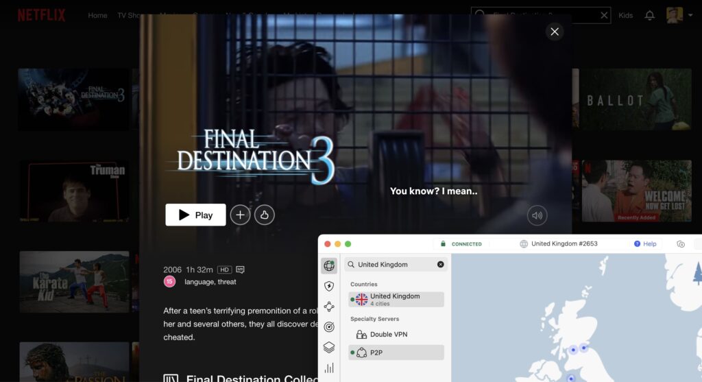 How to watch Final Destination 3