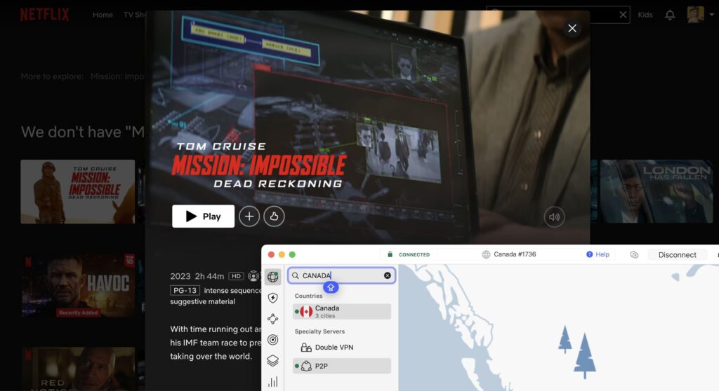 How to watch Mission Impossible Dead Reckoning Part One on Netflix?
