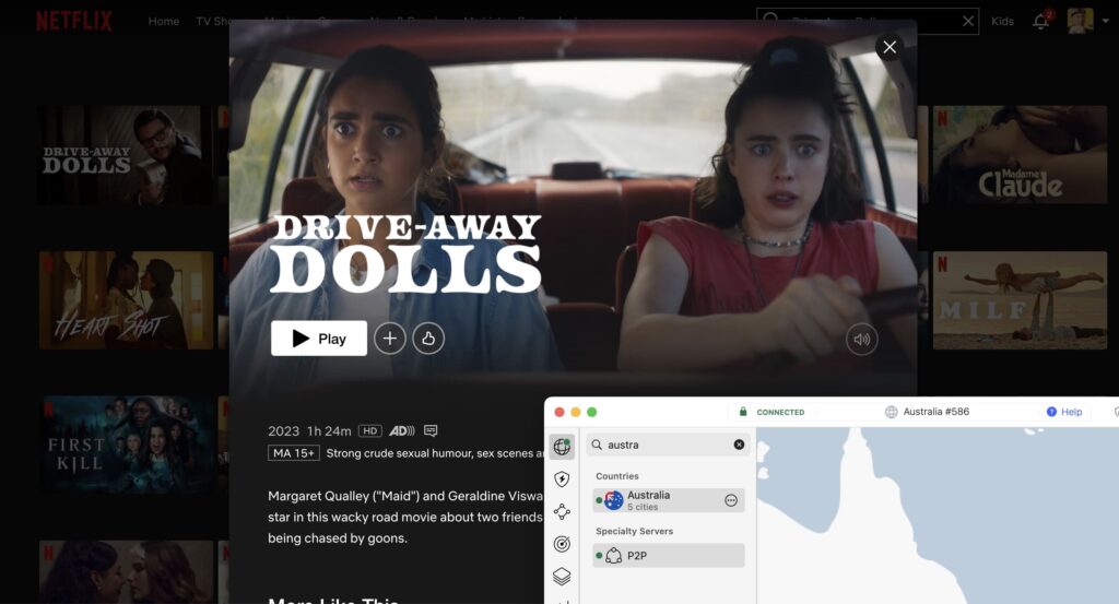 How to watch Drive Away Dolls on Netflix? Is Drive Away Dolls on Netflix?