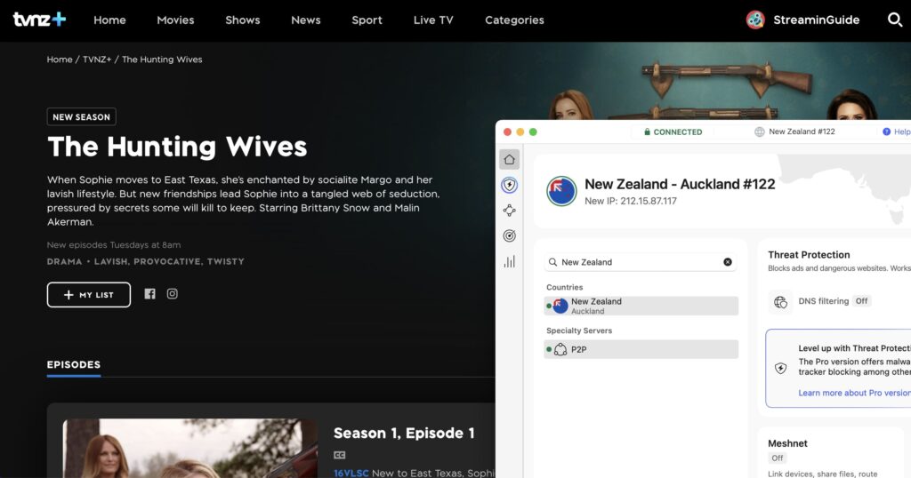 How to watch The Hunting Wives online free