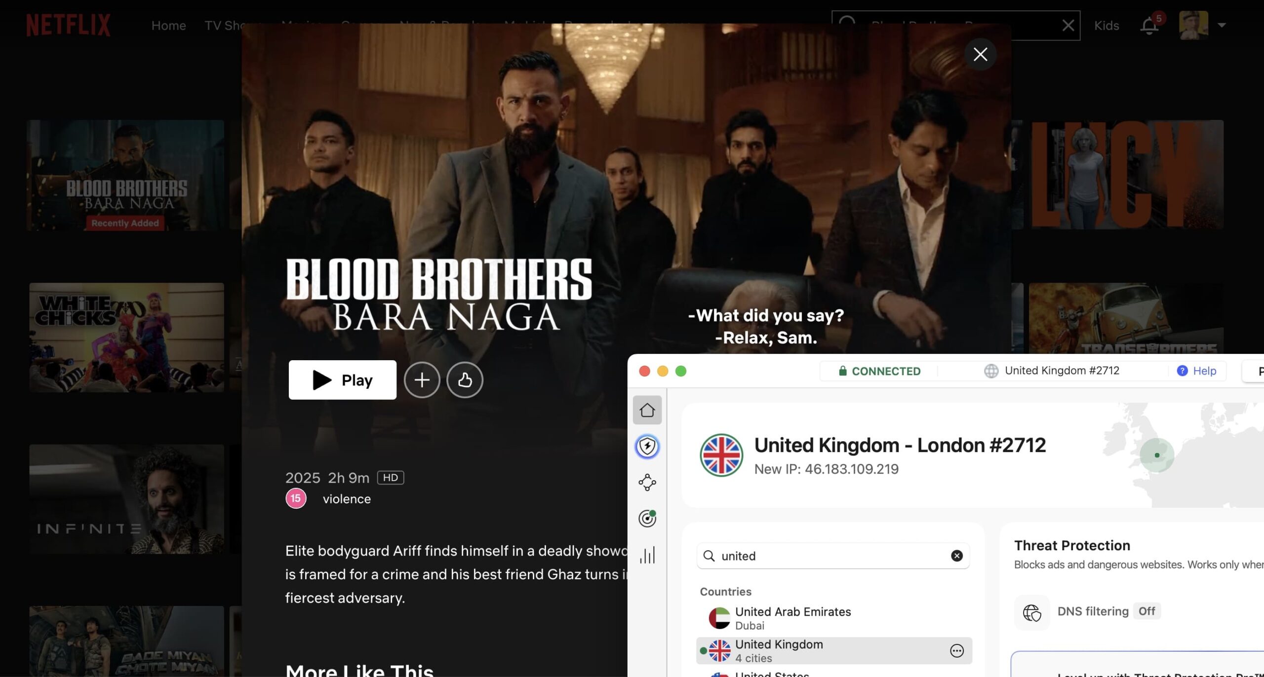 How to watch Blood Brothers Bara Naga on Netflix