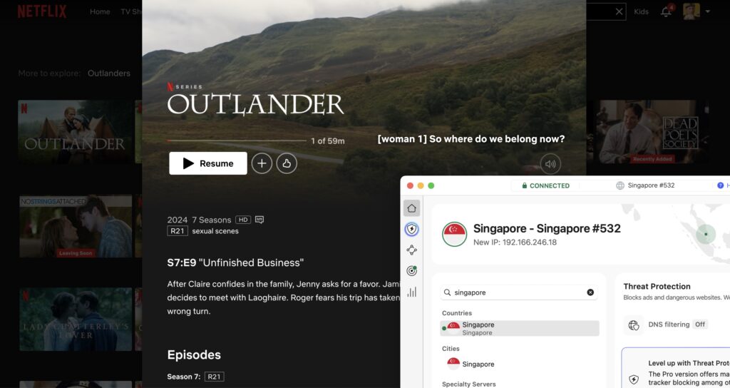 How to watch Outlander on Netflix in the UK