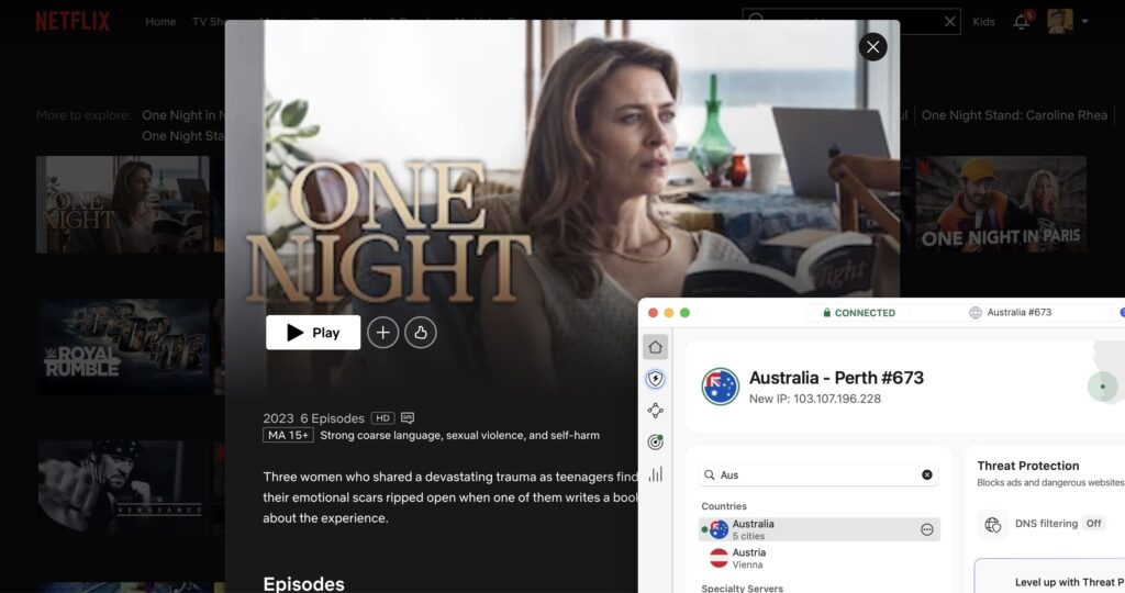 How to watch One Night on Netflix