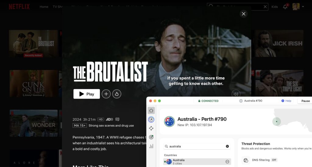 How to watch The Brutalist on Netflix