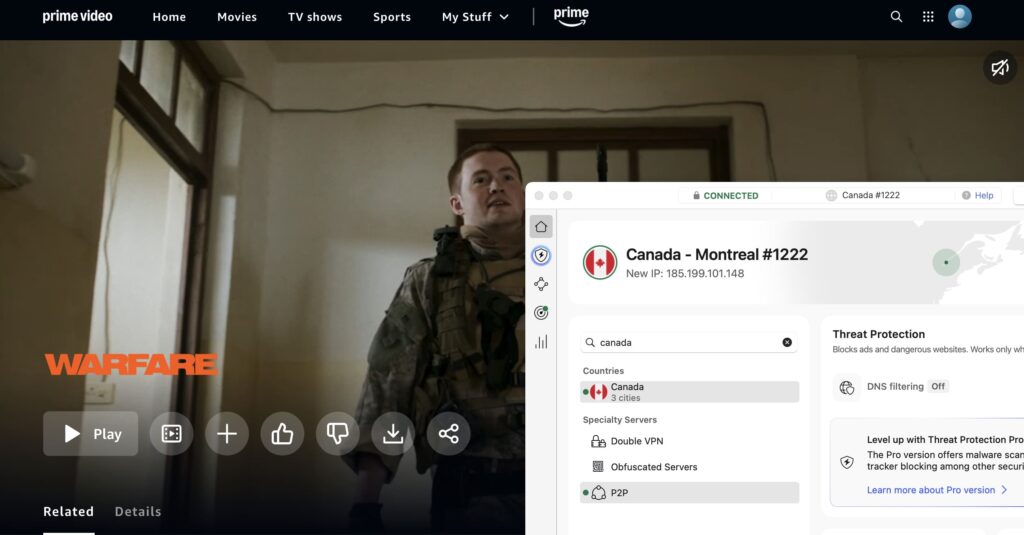 How to watch How to watch Warfare on Prime Video