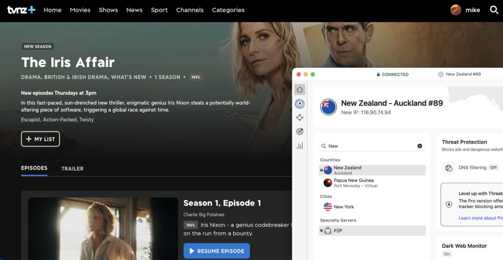 How to watch The Iris Affair free