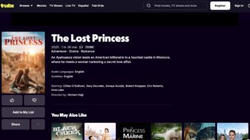 How to watch The Lost Princess movie