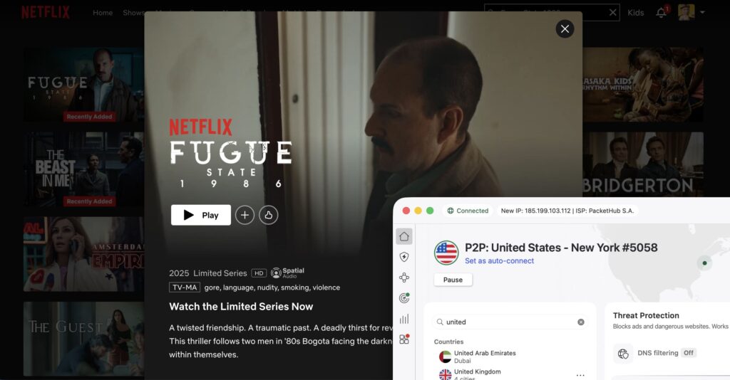 How to watch Fugue State 1986 on Netflix