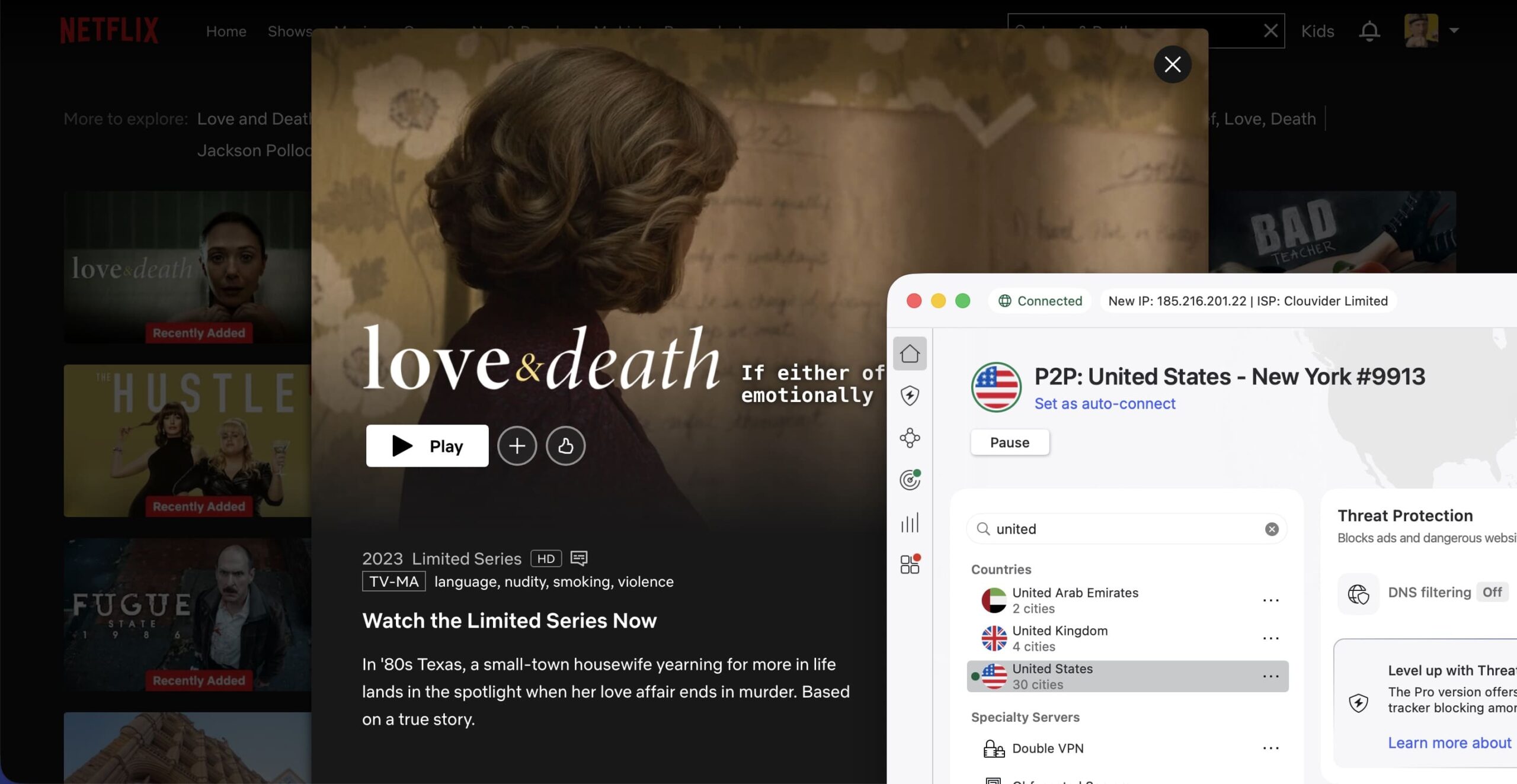 How to watch Love & Death on Netflix