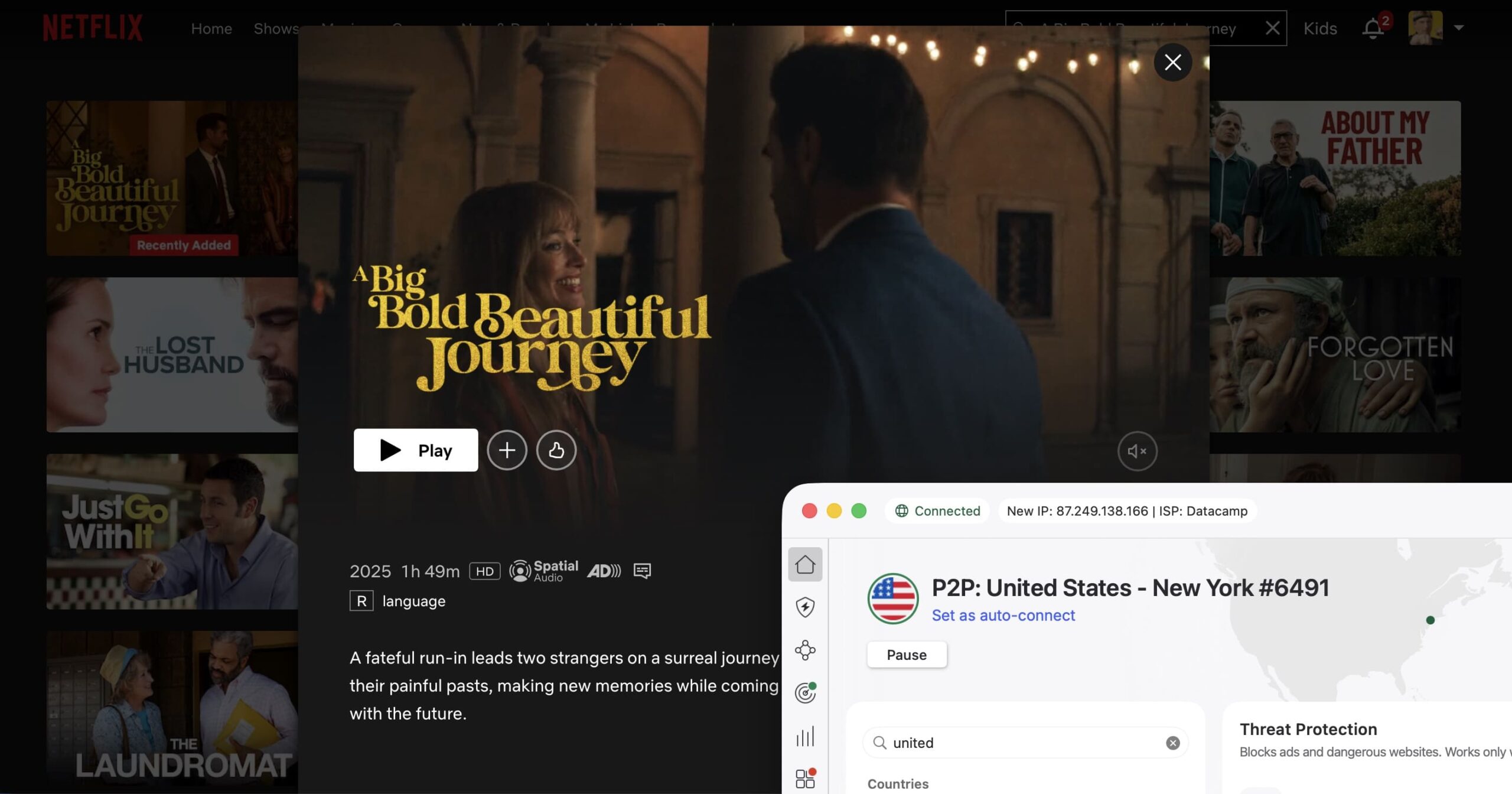 How to watch A Big Bold Beautiful Journey on Netflix