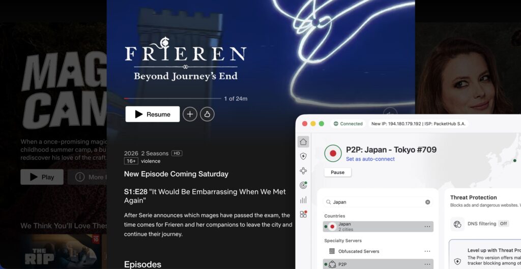 How to watc Frieren Beyond Journey's End Season 2 on Netflix
