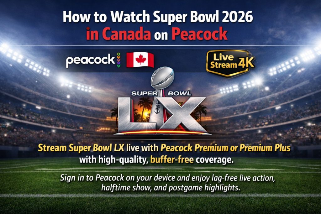 How to watch Super Bowl 2026 in Canada on Peacock
