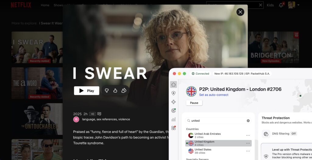 How to watch I Swear on Netflix