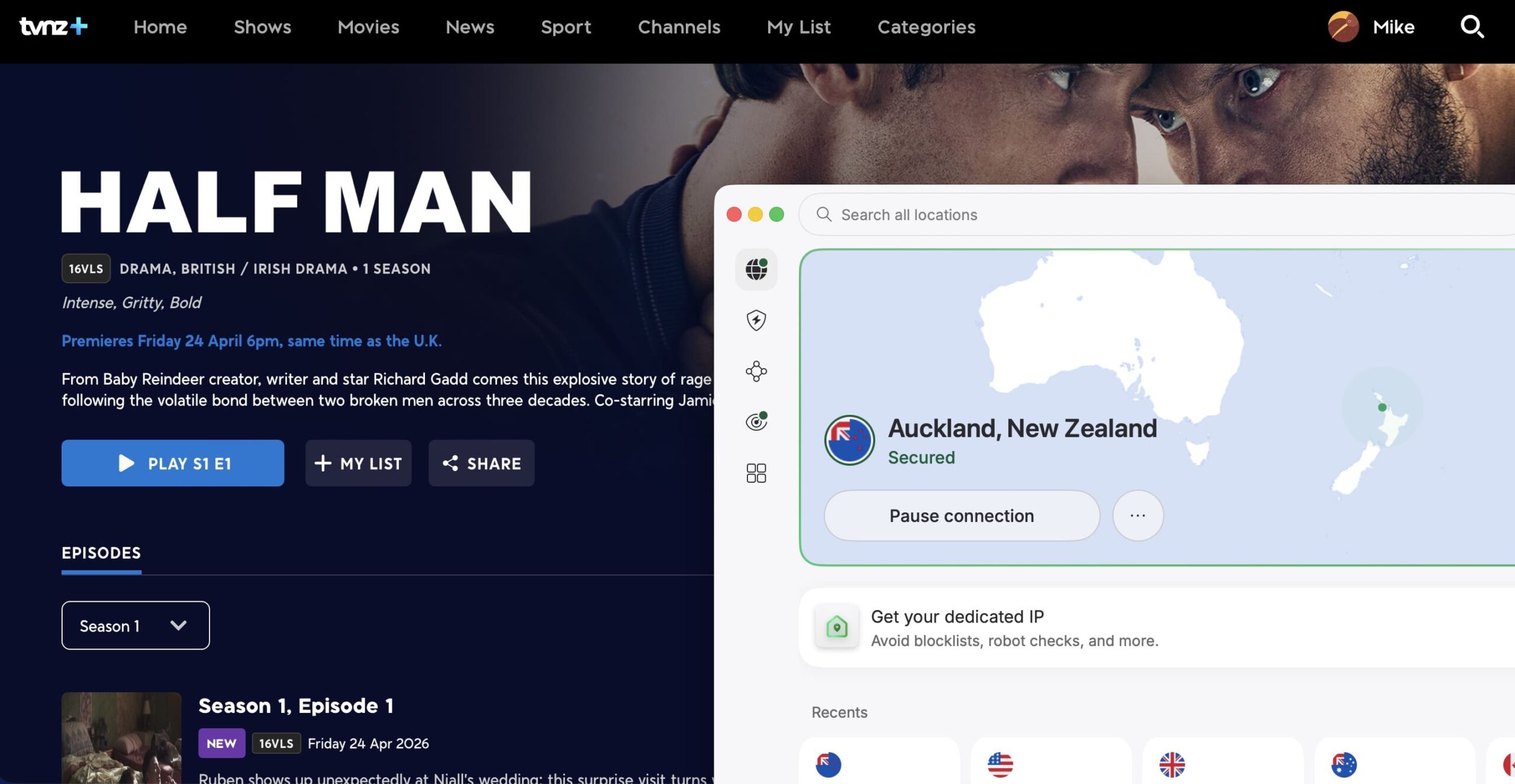 How to watch Half Man Free Streaming