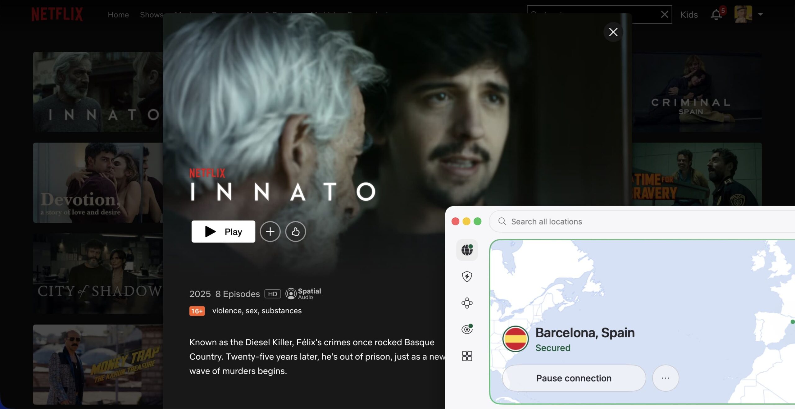 How to watch Innato on Netflix