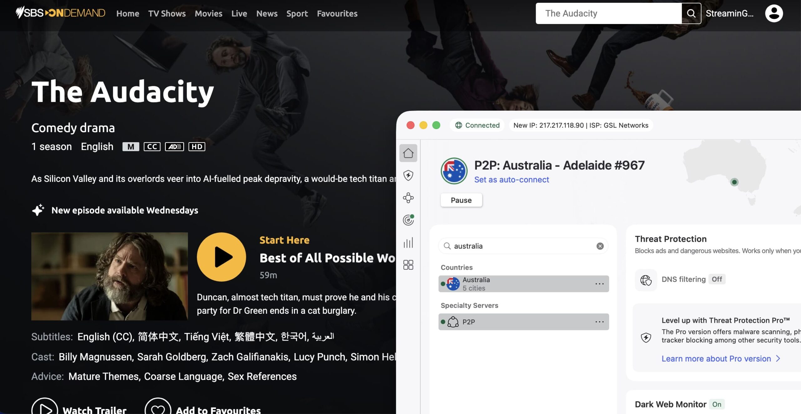 How to watch The Audacity free streaming