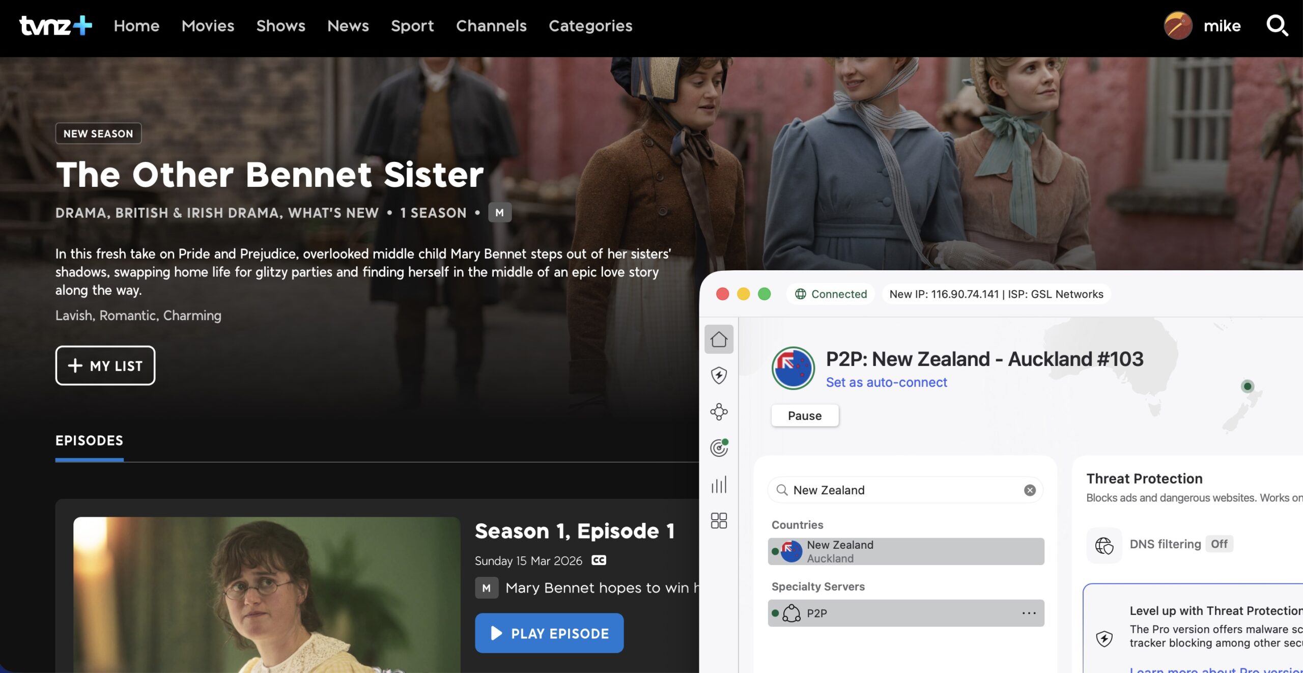 How to watch The Other Bennet Sister free streaming