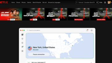 How to watch F1 Canada on Netflix from anywhere