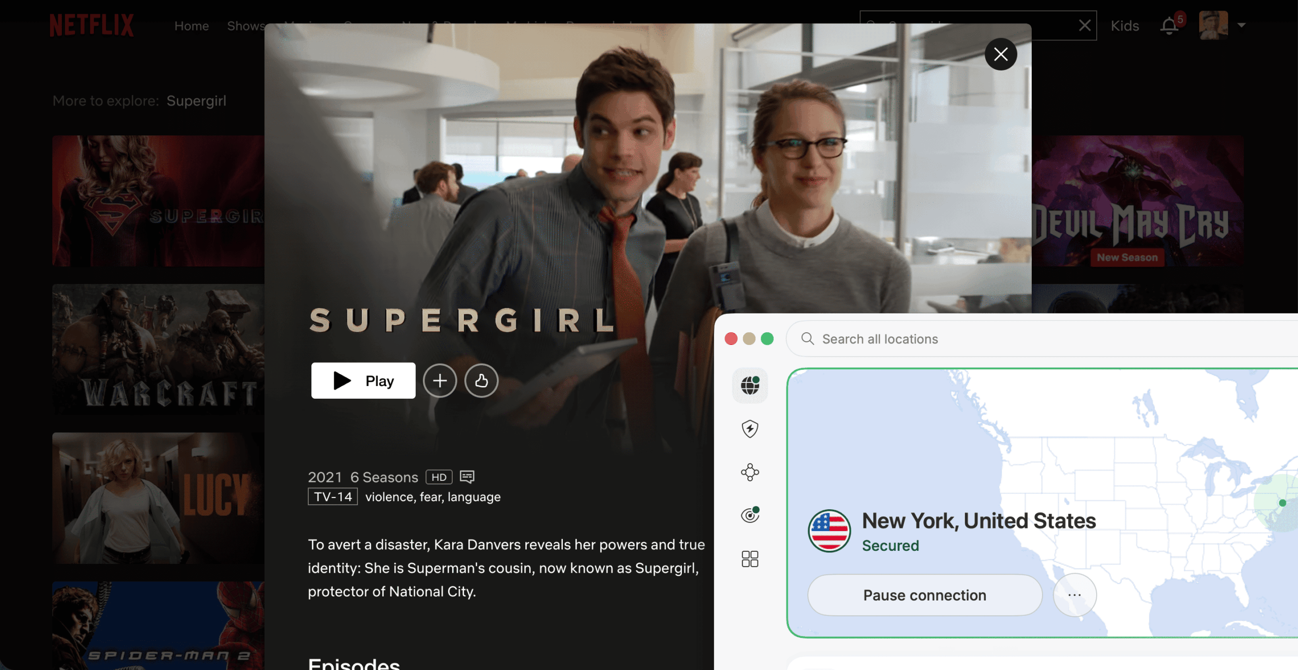 How to watch Supergirl TV series on Netflix