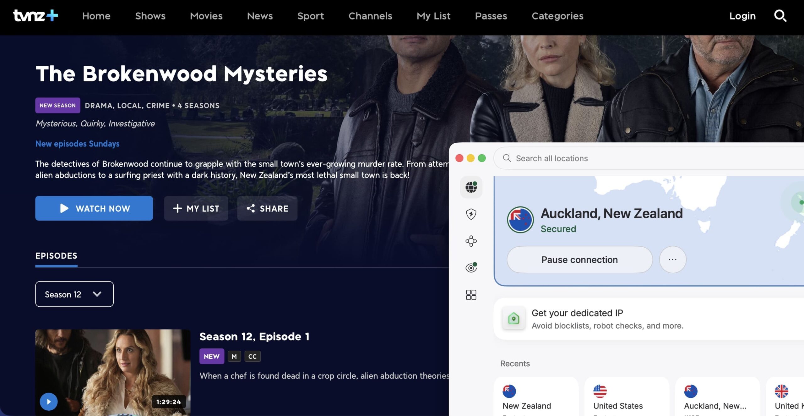 How to watch The Brokenwood Mysteries free