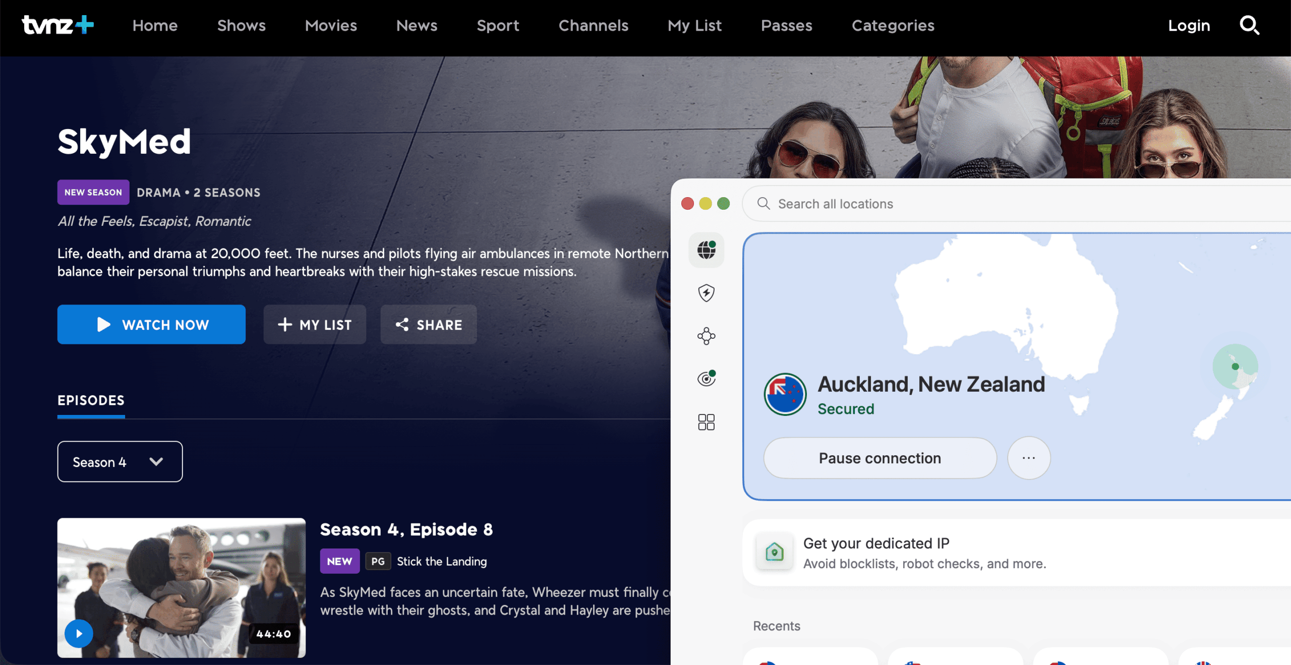 How yo watch Skymed season 4 free streaming