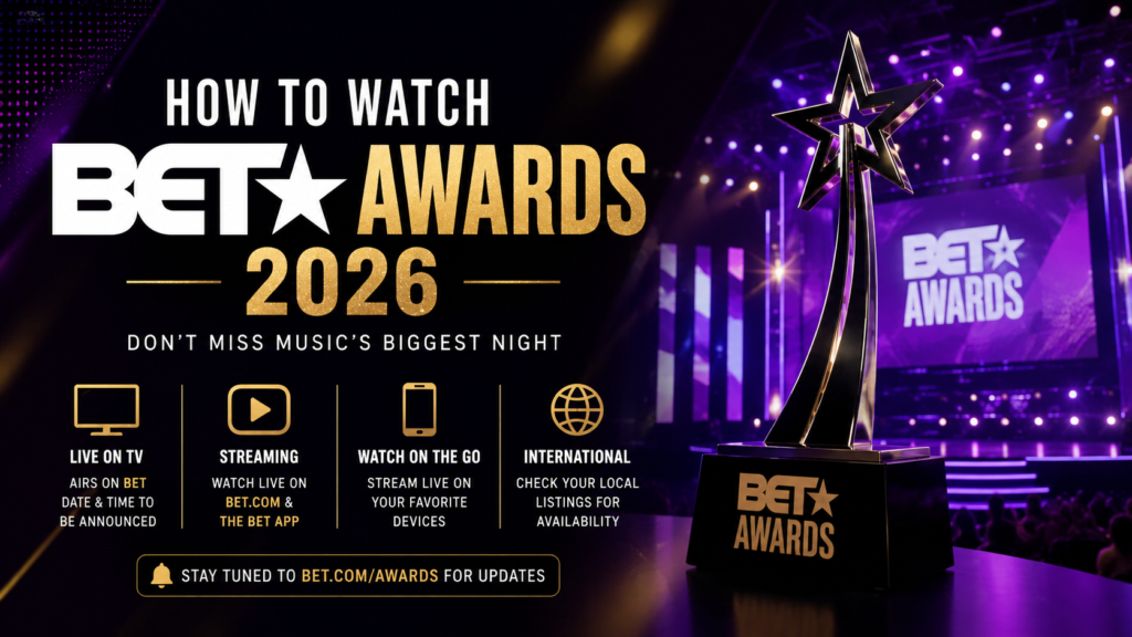 How to watch BET Awards 2026 live from anywhere