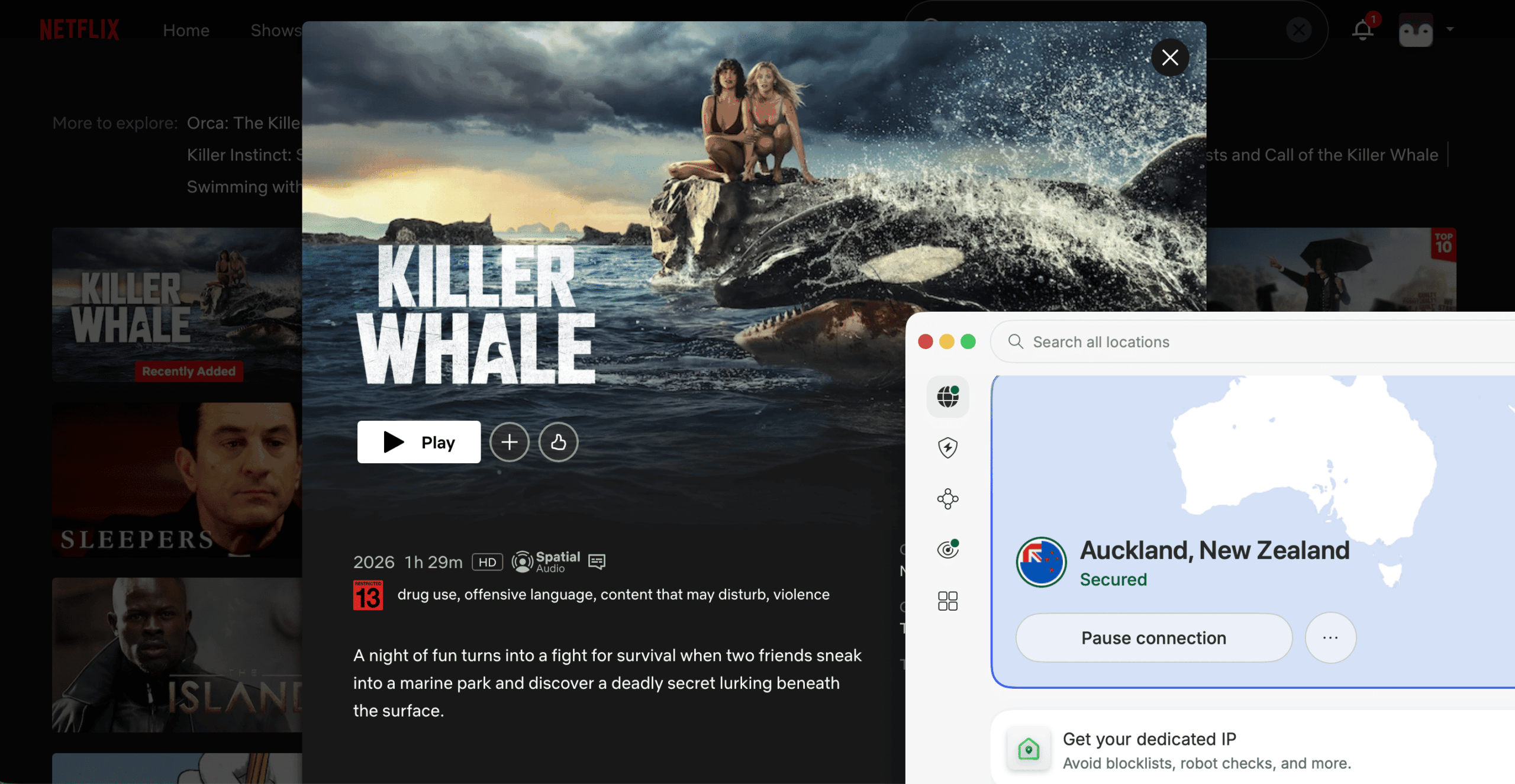 How to watch Killer Whale on Netflix