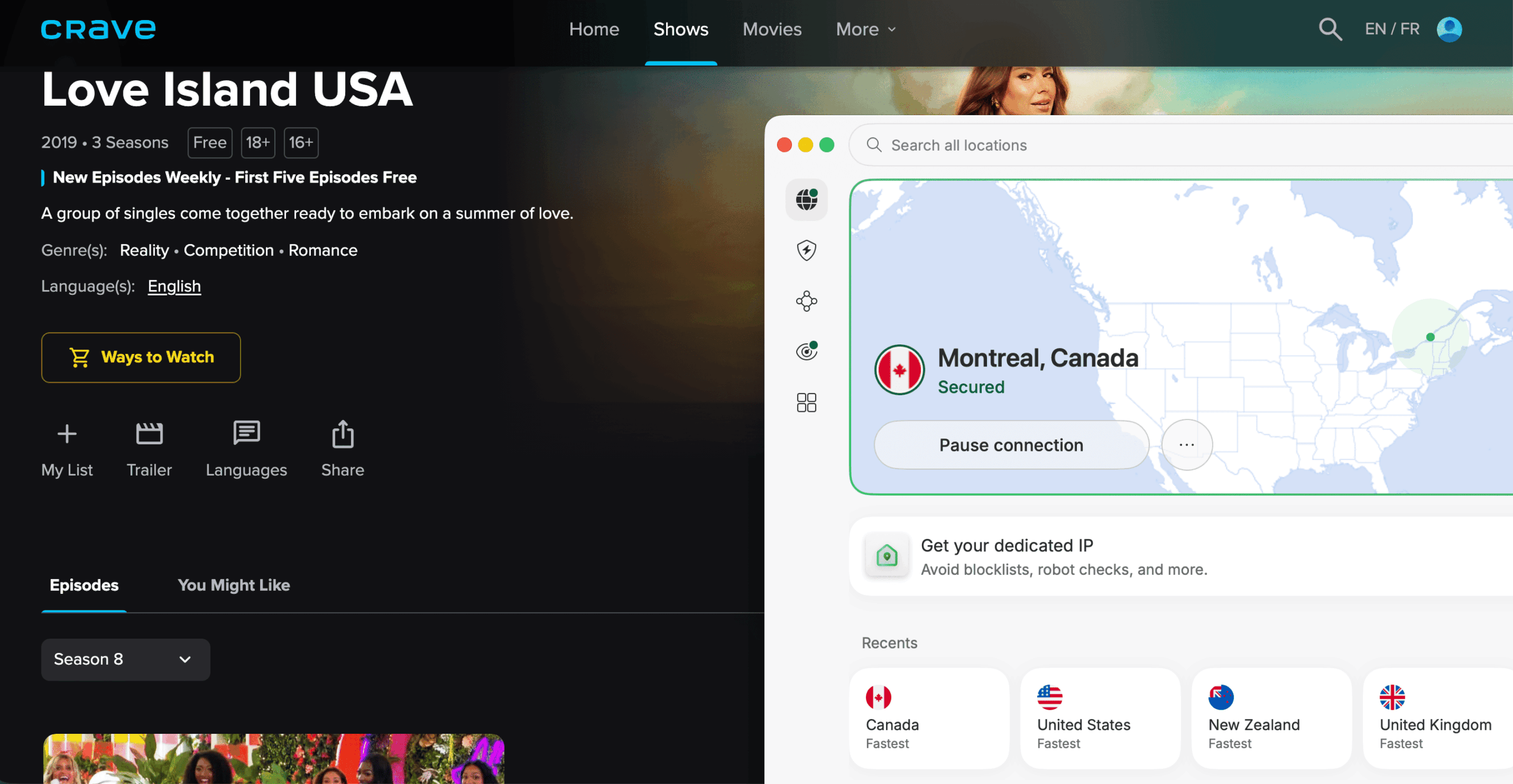 How to watch Love Island USA Season 8 for free