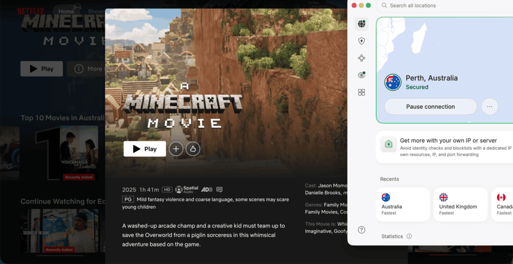 How to watch Mine Craft Movie on Netflix