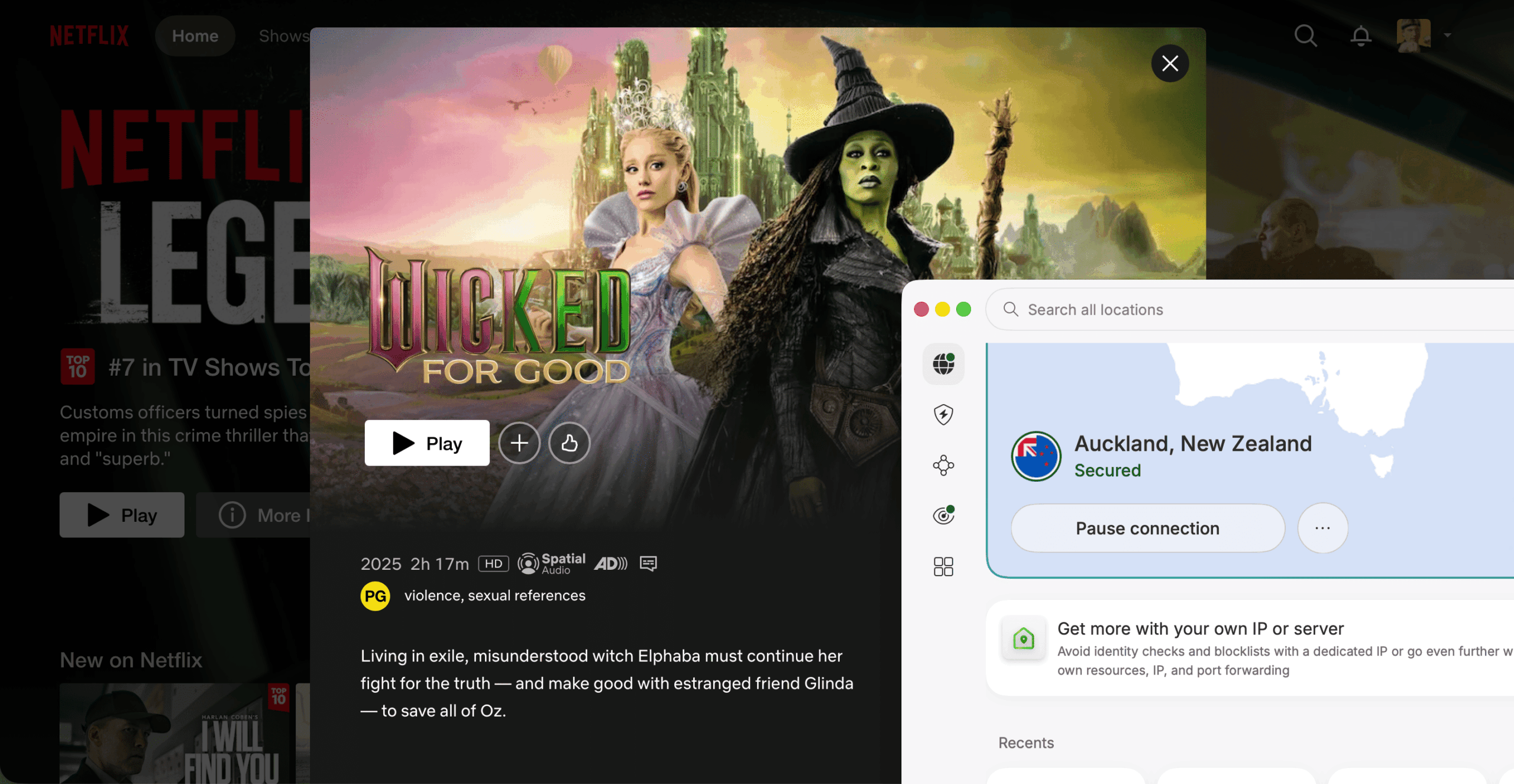 How to watch Wicked for Good on Netflix