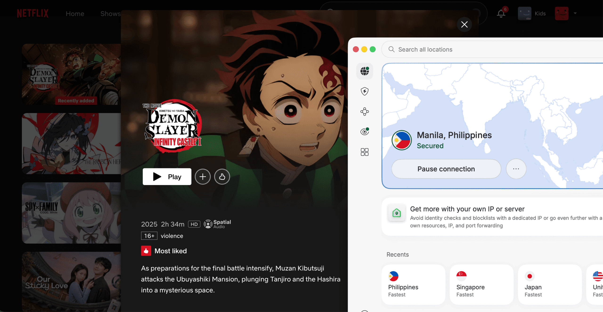 How to watch Demon Slayer Kimetsu no Yaiba Infinity Castle on Netflix