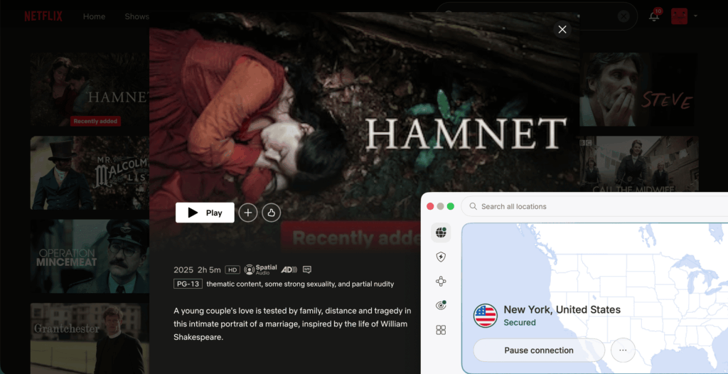 How to watch Hamnet on Netflix