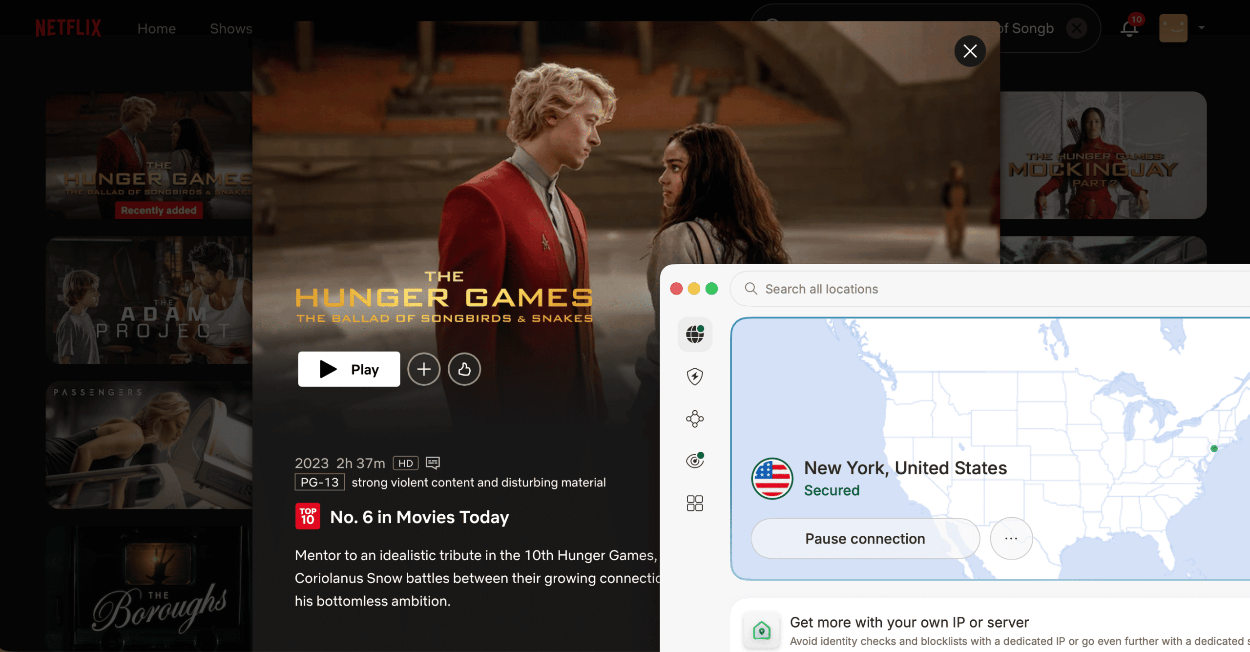 How to watch The Hunger Games: The Ballad of Songbirds Snakes on Netflix