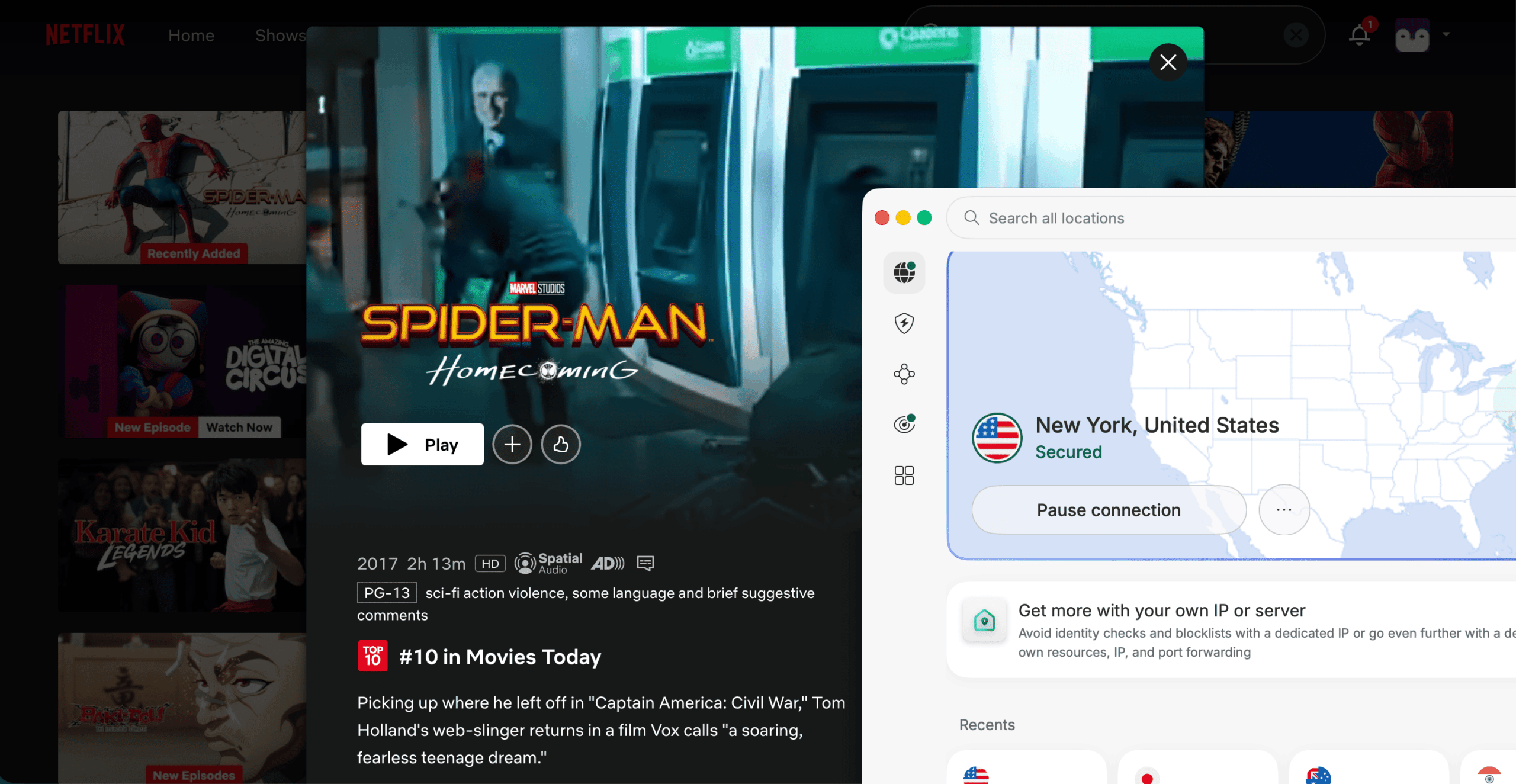 How to watch Spider Man Homecoming on Netflix