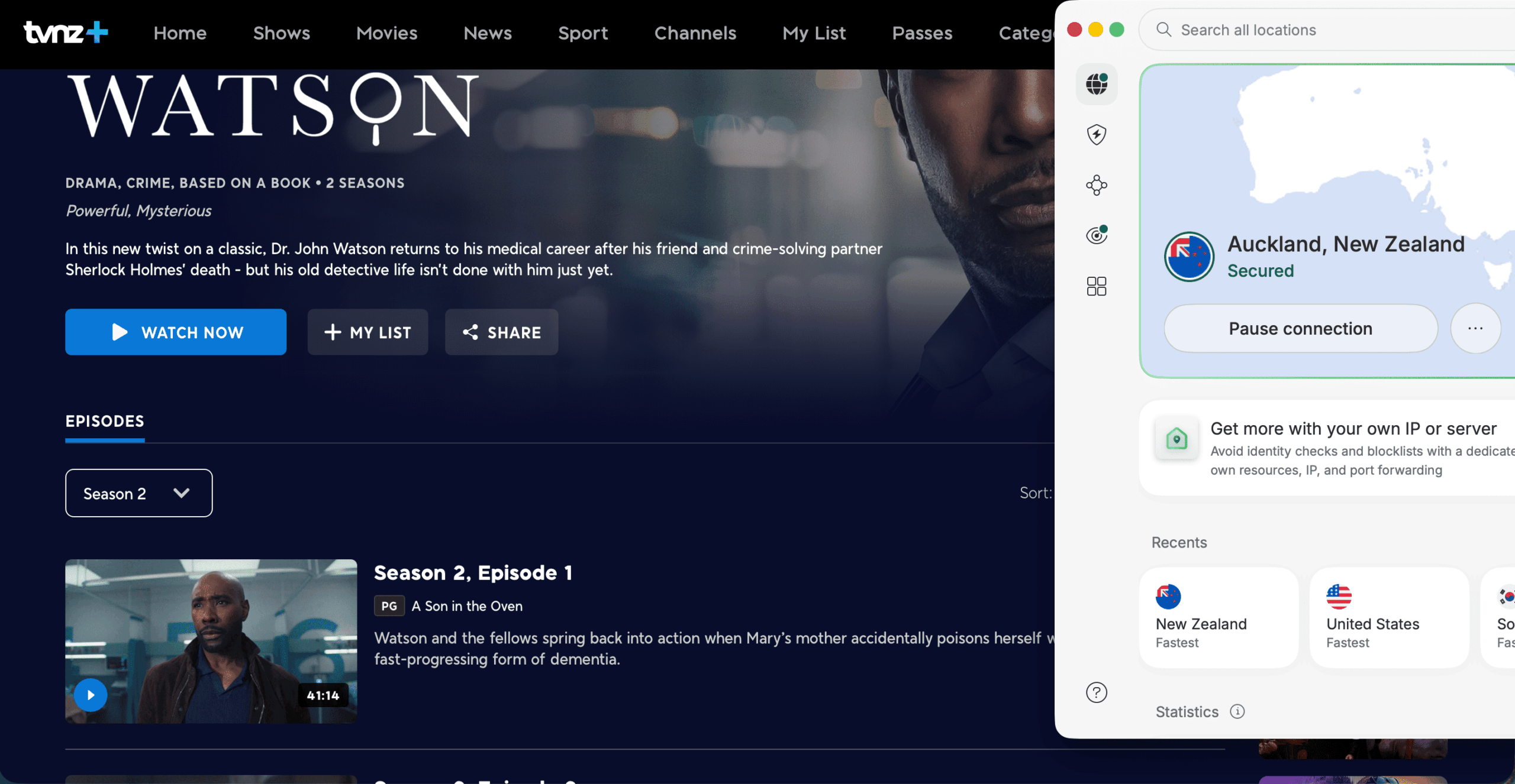 How to watch Watson Season 2 free streaming