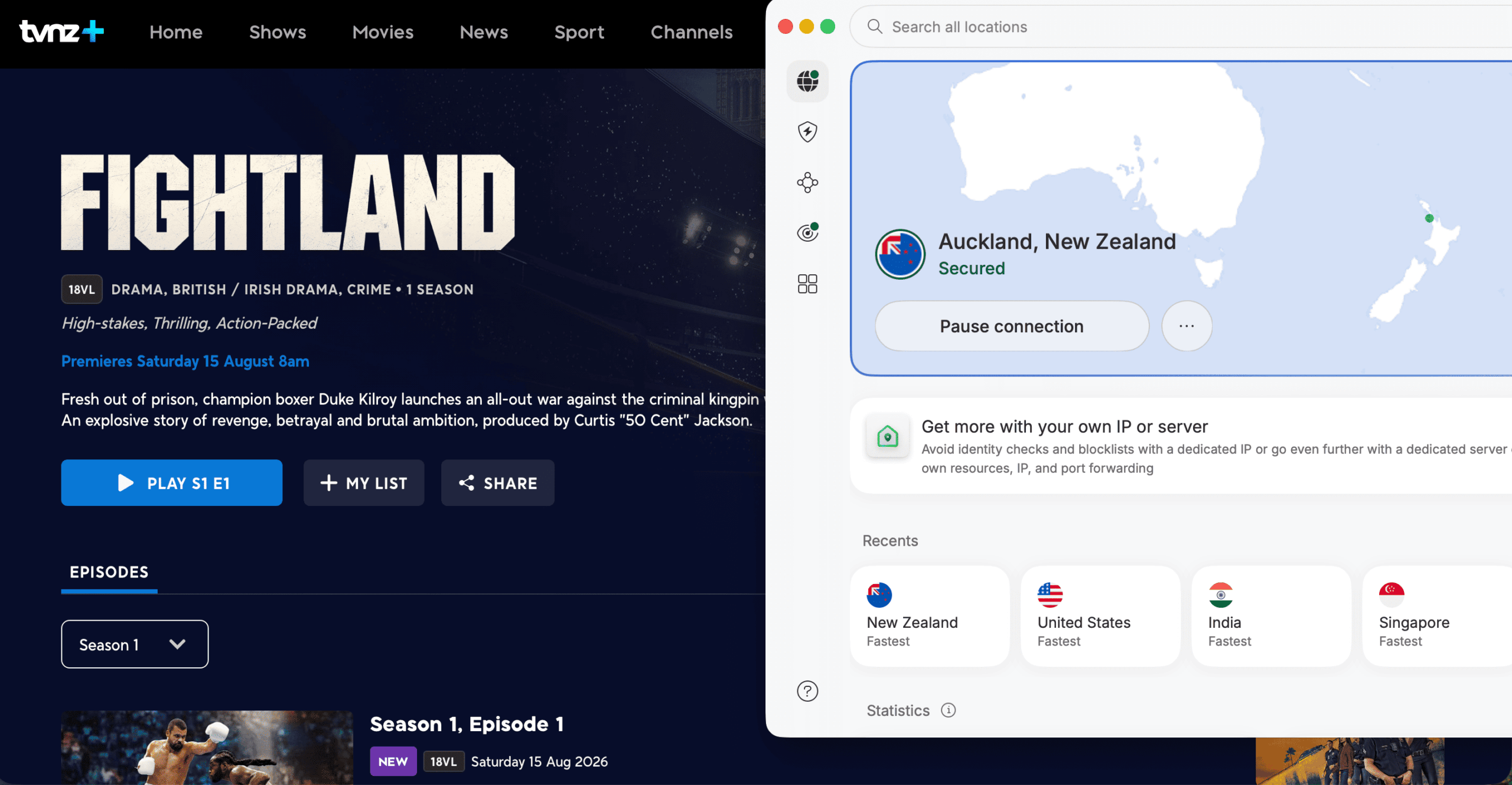 How to watch Fightland for free