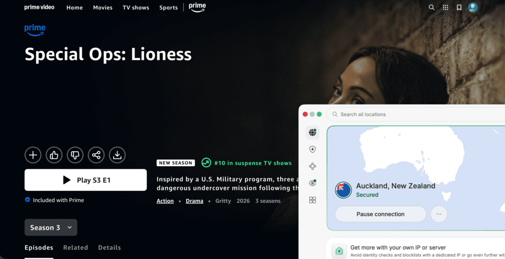 How to stream Lioness Season 3 from anywhere
