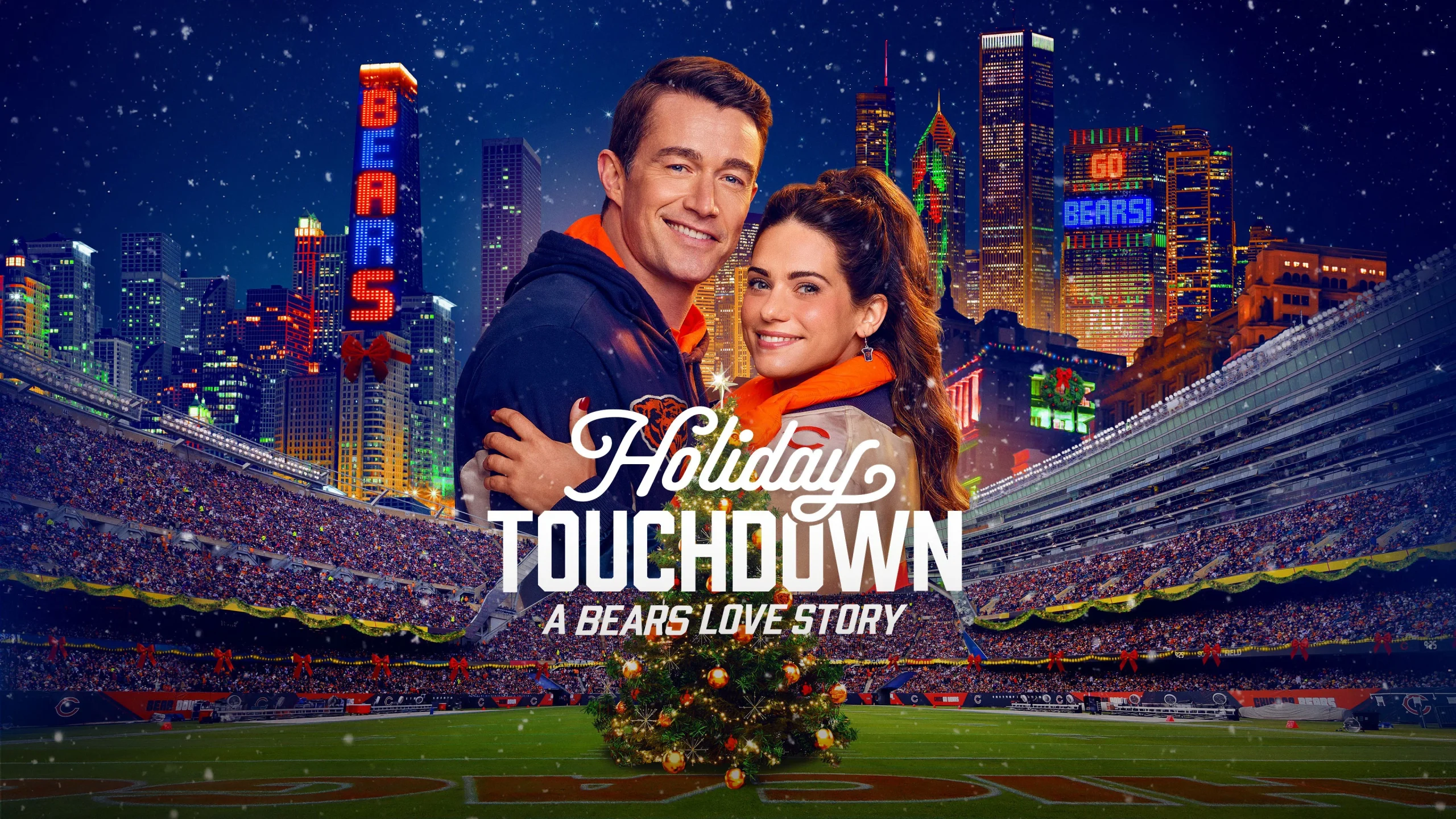 How to watch Holiday Touchdown: A Bears Love Story