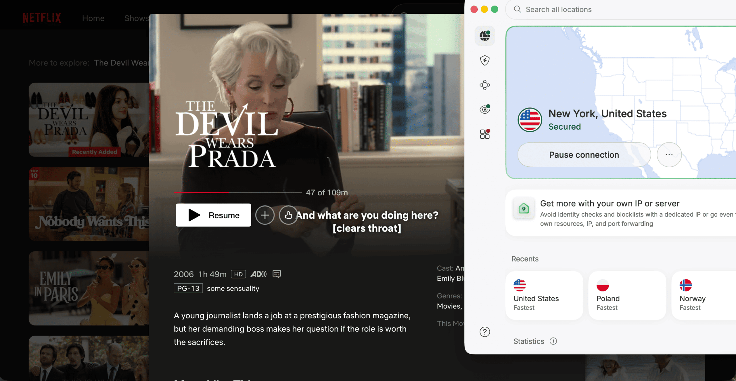 How to watch The Devil Wears Prada on Netflix